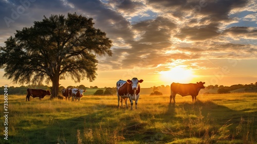 ranching texas cows