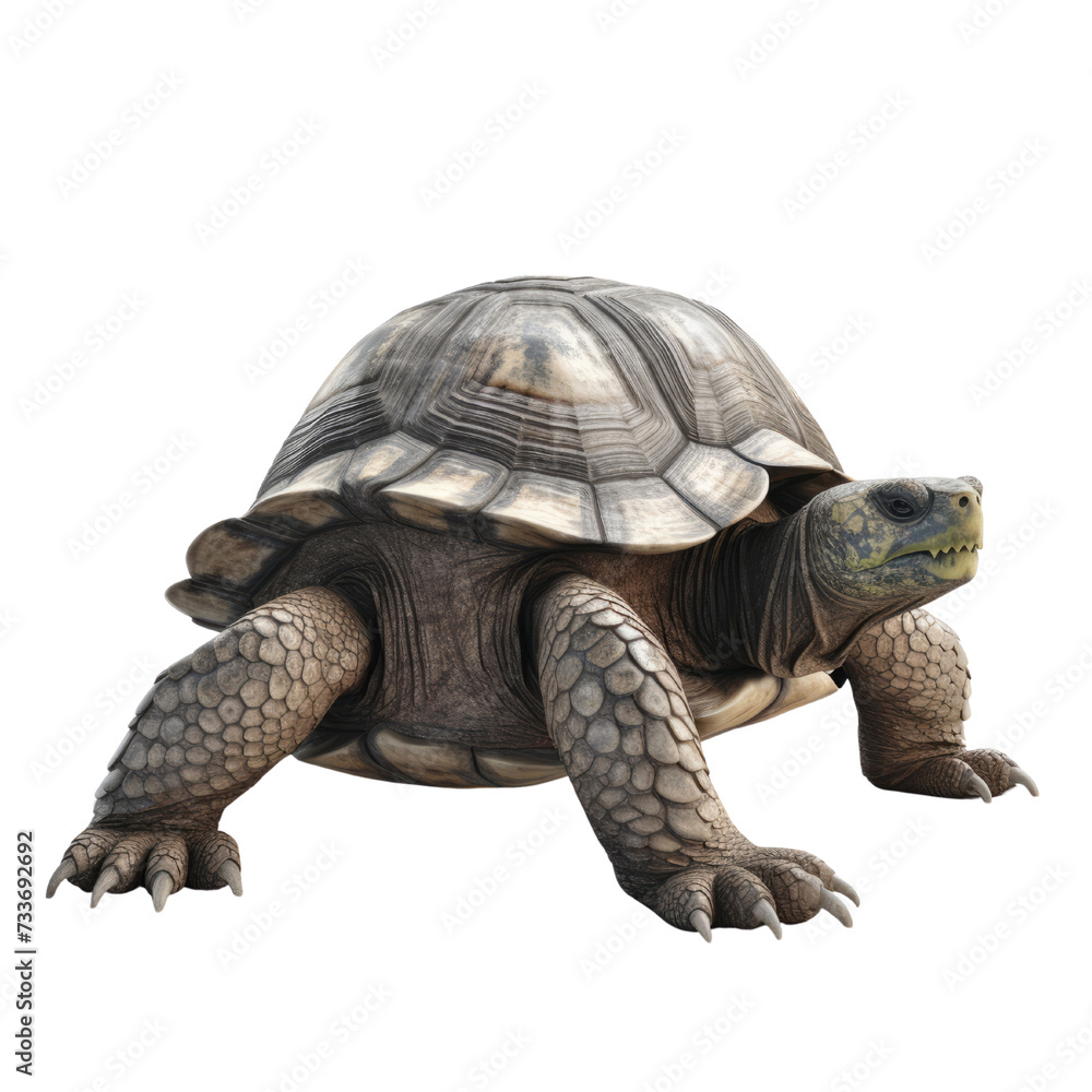Obraz premium Galapagos Tortoise PNG Cutout, Generative AI