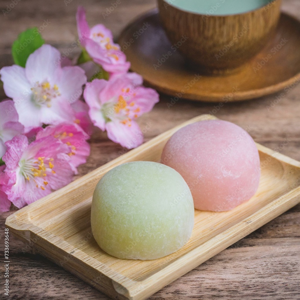 Japanese Mochi - Rice Cake or Mochigome Confectionary - Traditional Sweets from Japan - Presented in a Delightful and Tasteful Way Japanese Mochi - Rice Cake or Mochigome Confectionary - Traditional Sweets from Japan - Presented in a Delightful and Tasteful Way
