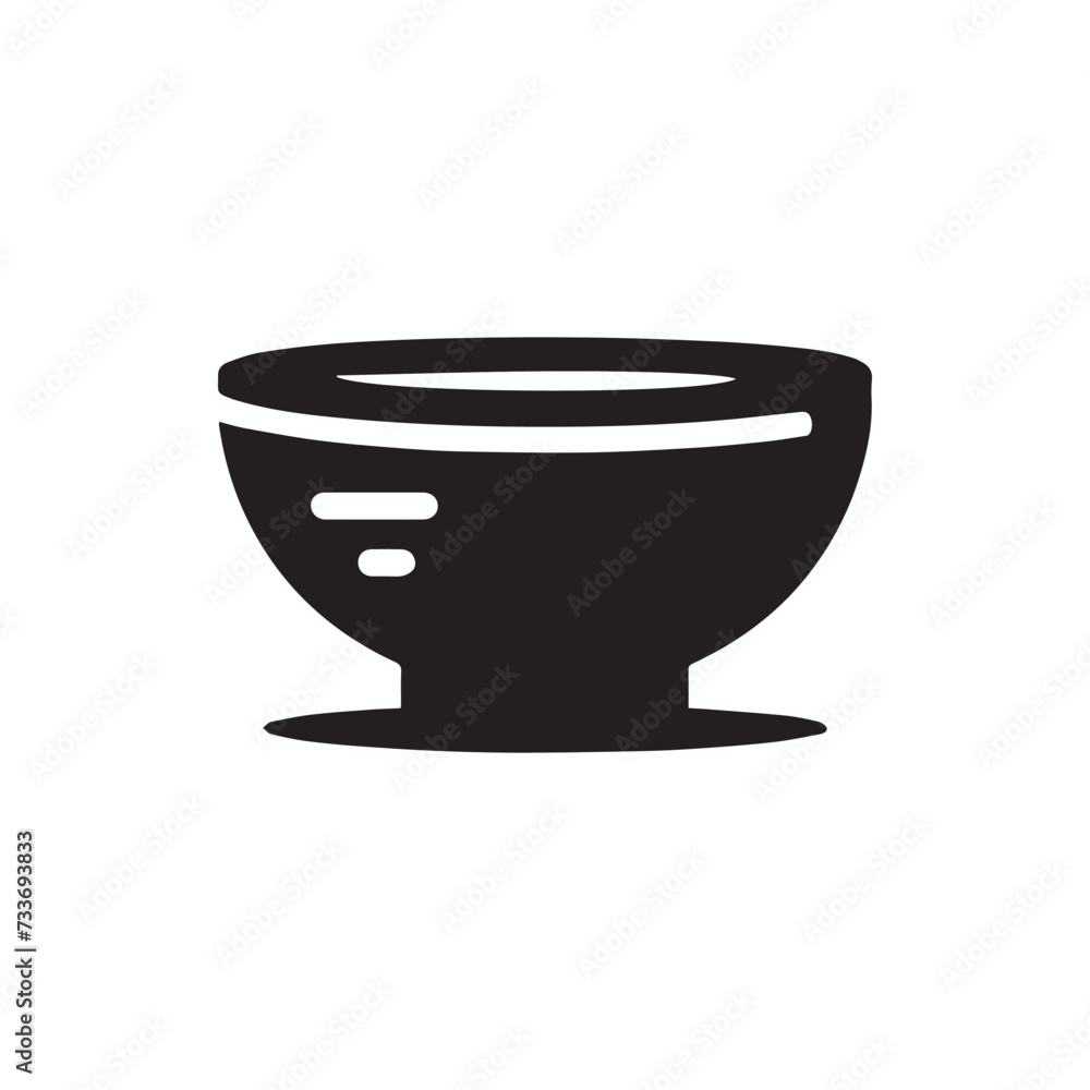 Bowl Icon vector Bowl Icon vector
