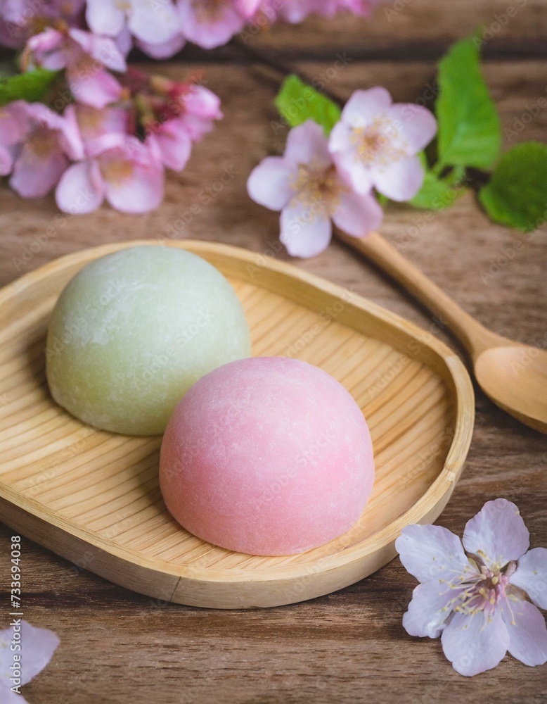 Japanese Mochi - Rice Cake or Mochigome Confectionary - Traditional Sweets from Japan - Presented in a Delightful and Tasteful Way