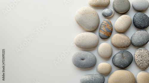 Assorted Pebble Composition