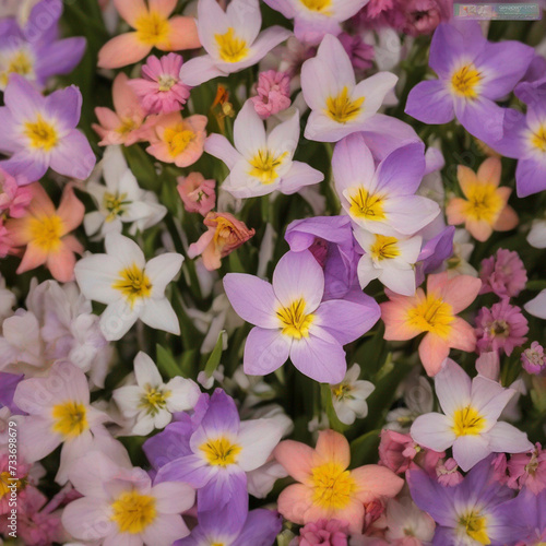 Spring flower background