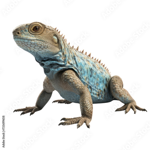 Uromastyx Lizard PNG Cutout  Generative AI