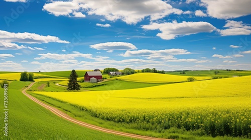 countryside farm landscape