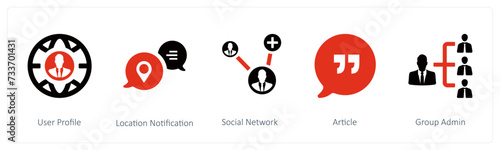 user profile and location notification