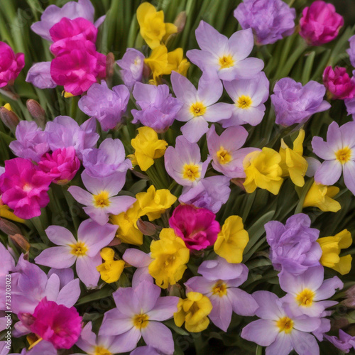 Spring flower background © Pram