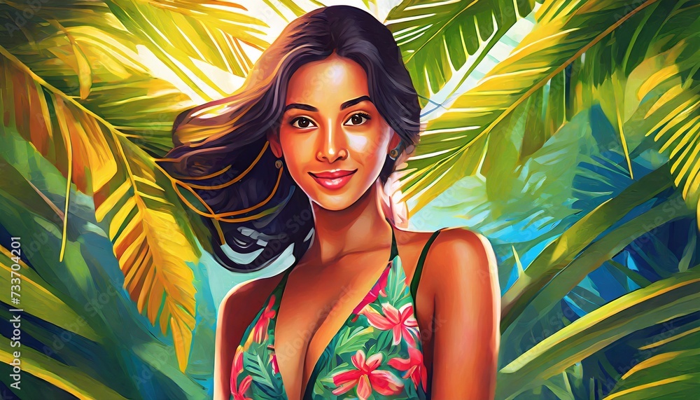girl in a bikini girl in a bikini