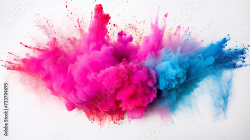 A colorful explosion