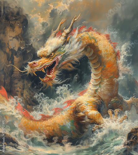Chinesischer Loong Drache, China © This is Art