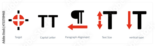 target  capital letter  Paragraph Alignment