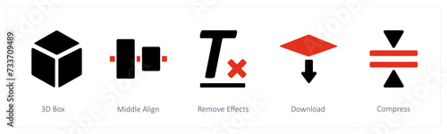 3D Box, Middle Align, Remove Effects