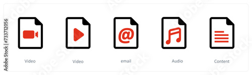 Video, email, Audio