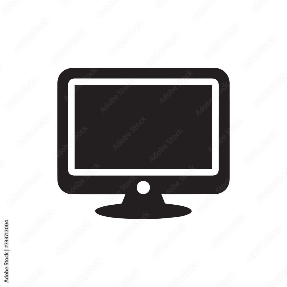 computer monitor icon computer monitor icon