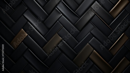 A close up of a colorful geometric pattern on a black background , generated by AI