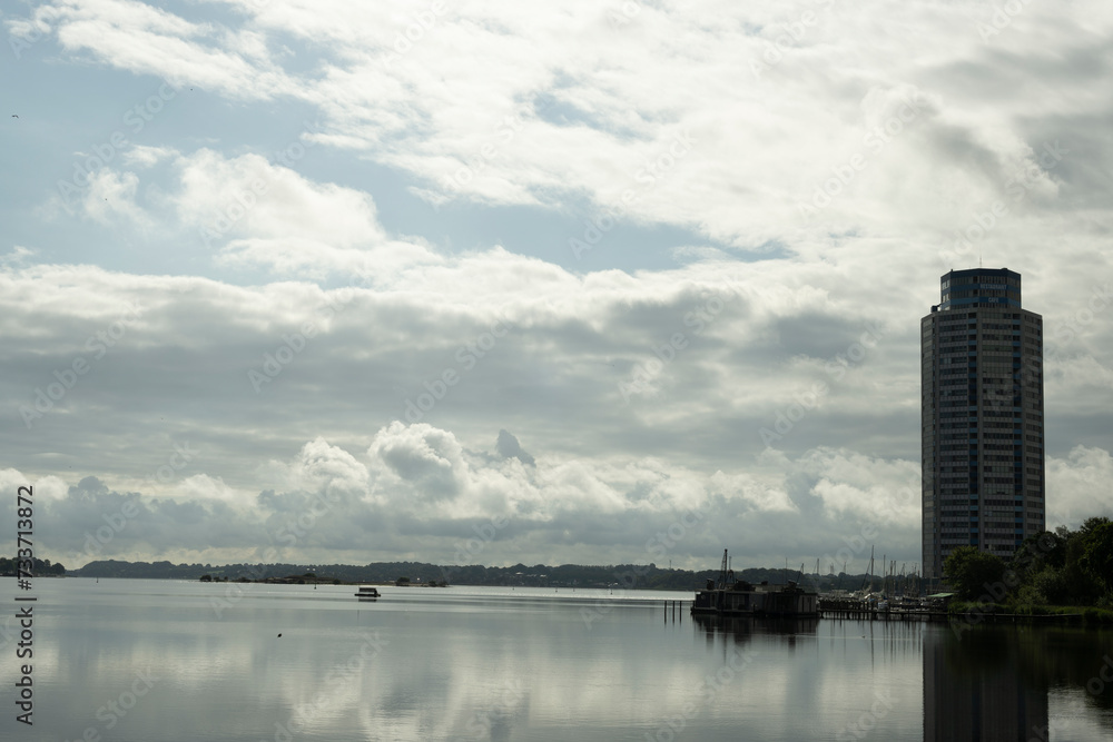 Naklejka premium hamburg stadt meer deutschland europa