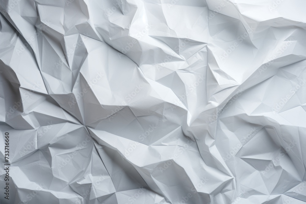 Crumpled White Paper Texture Crumpled White Paper Texture