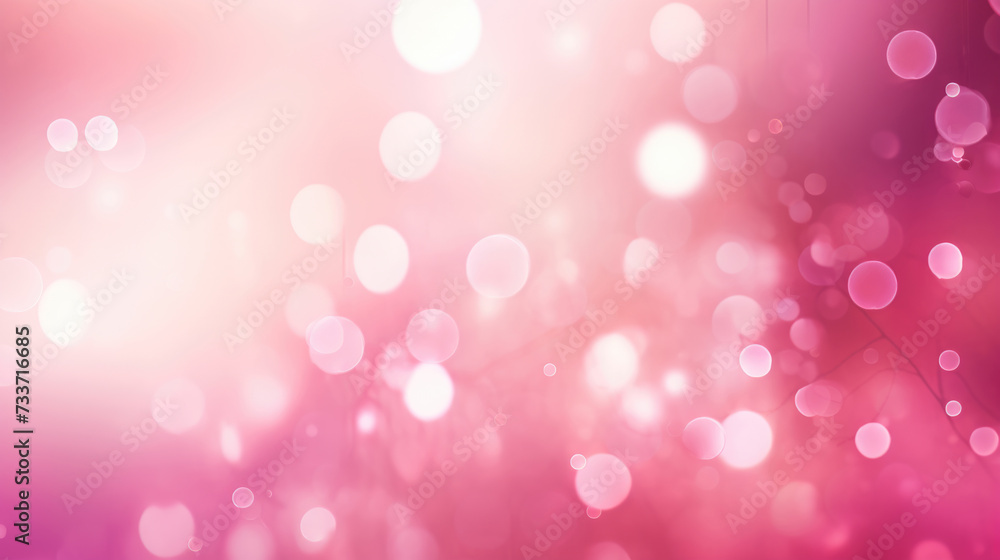 Abstract Pink Bokeh Background