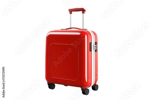 The Smart Rideable Suitcase Isolated On Transparent Background