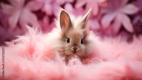 A cute rabbit