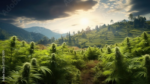 marijuana cannabis farm outdoor