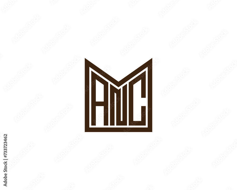 ANC Logo design vector template