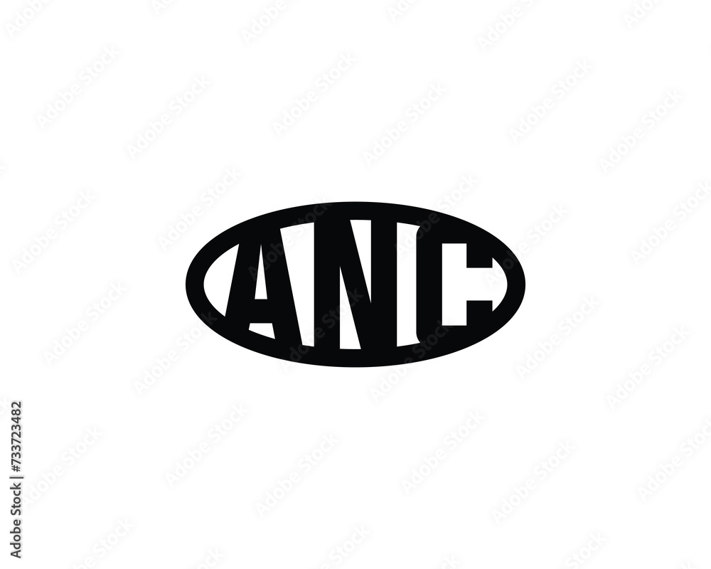 ANC Logo design vector template ANC Logo design vector template