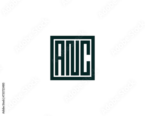 ANC Logo design vector template