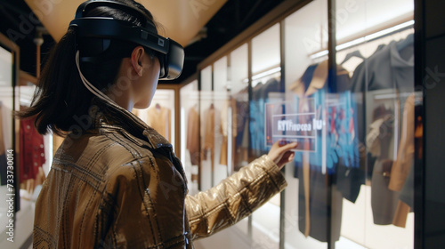  Interactive Virtual Try-On: Incorporate augmented reality (AR) or virtual try-on technology to allow customers to digitally try on your clothes. Showcase these features through images. Generative AI photo