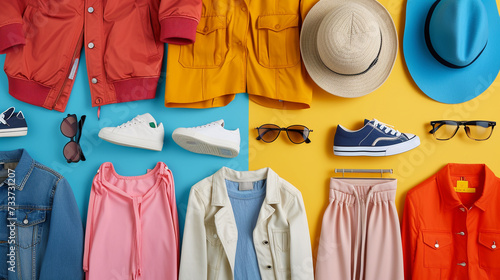 Styled Product Collages: Create visually appealing collages featuring multiple clothing items styled together. This helps customers visualize outfit combinations. Generative AI photo