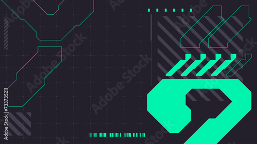 abstract futuristic background with cyberpunk style design