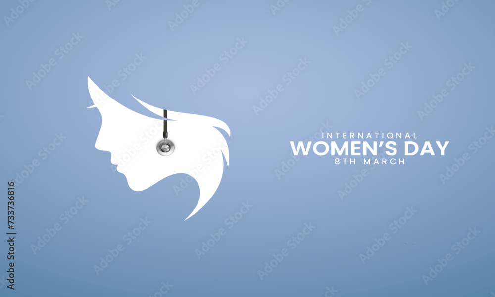 Happy women's Day. 8 march women's day creative design for social media post Happy women's Day. 8 march women's day creative design for social media post