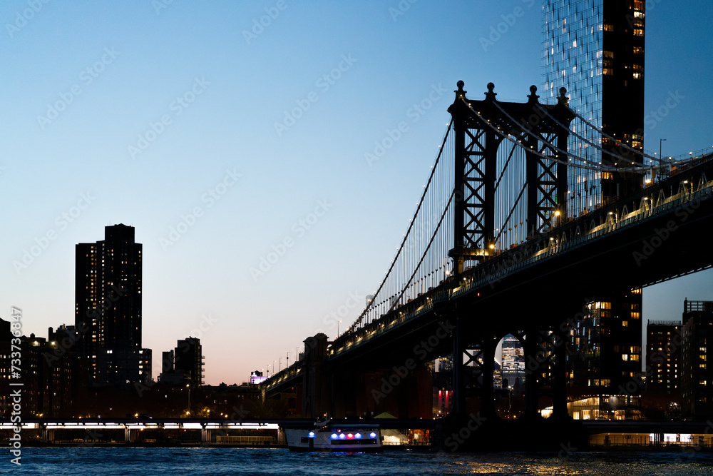 New York City skyline from Brooklyn