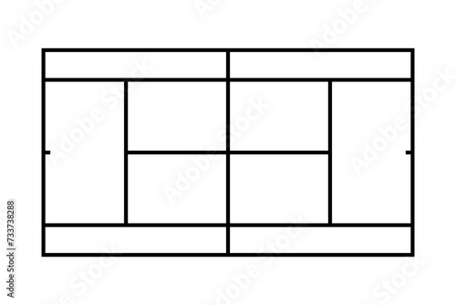 Tennis court field sport background