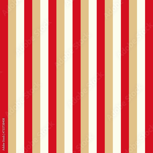 Striped background illustration. Red, beige and light brown vertical stripes pattern