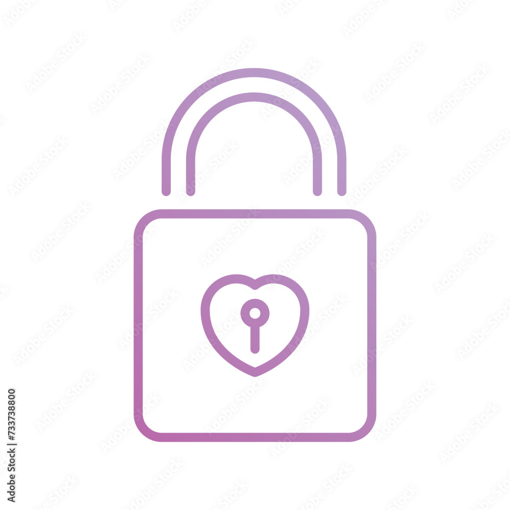padlock icon with white background vector stock illustration padlock icon with white background vector stock illustration