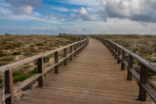 Alvor Boardwalk and Estuary Trail, Alvor, Algarve, Portugal