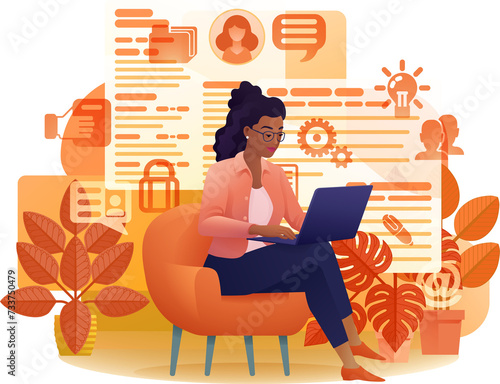 Woman Laptop Recruitment Jo...