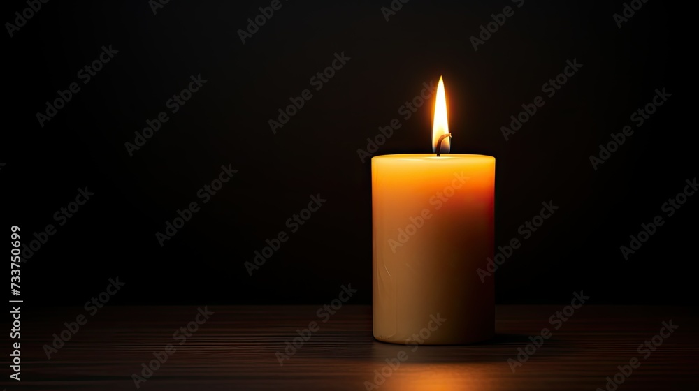 light candle with dark background In light candle with dark background In