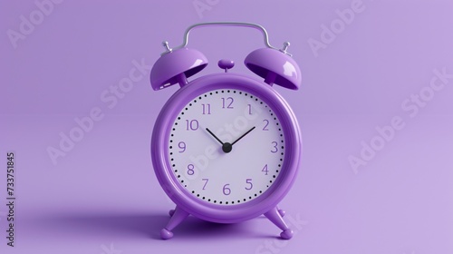 Wallpaper Mural 3D watch symbol for achievement delivery idea. Lavender timepiece simple concept of timely assistance and aid all day long. 3D timepiece image rendering artwork. Torontodigital.ca