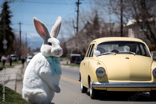 Cruisin' for Carrots: Bunny's Easter Drive-by Delight