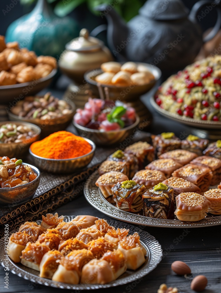 Experience the holy month of Ramadan with Iranian delicacies, prayers, and greetings for Eid Mubarak.