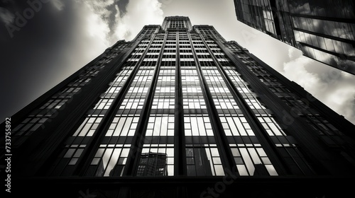 design black and white building photo