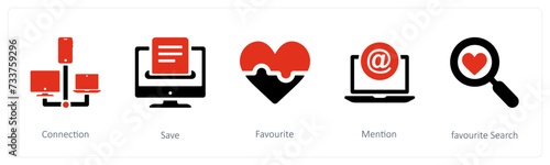 connection, save, favorite