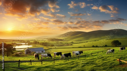 beef cattle farm photo