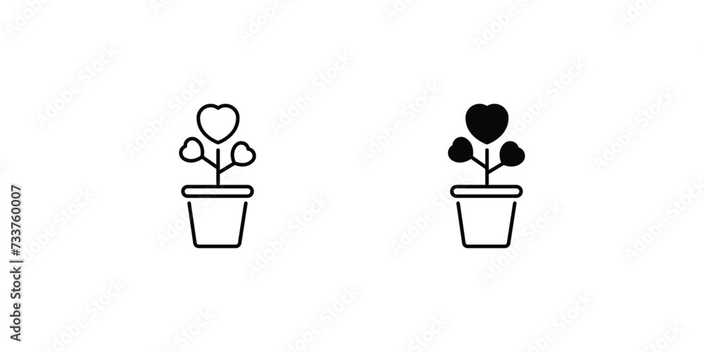 plant icon with white background vector stock illustration plant icon with white background vector stock illustration