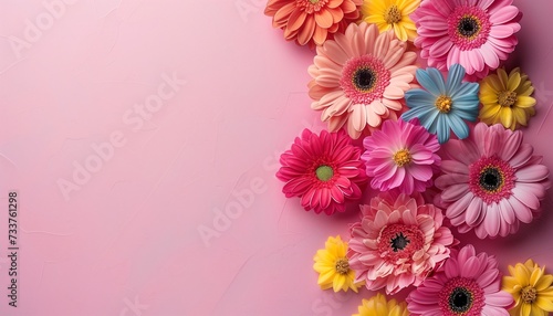 flowers background pink 