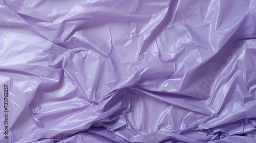 Lilac plastic wrinkled bag texture