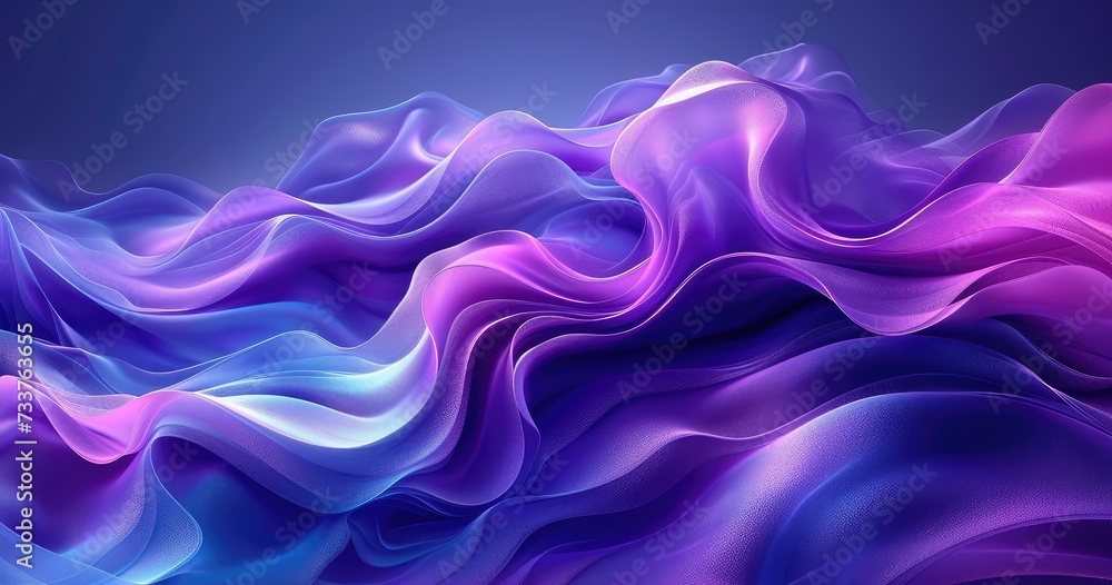 lavender silk waves. abstract background - obrazy, fototapety, plakaty 