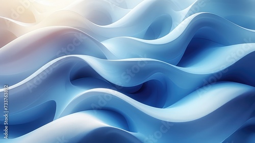 ethereal sky waves. abstract background
